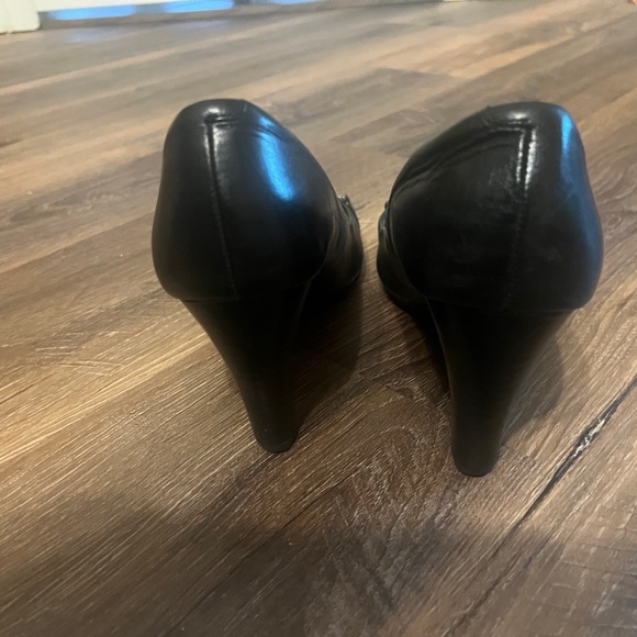 Coach Black Wedge Heels - Picture 4 of 6